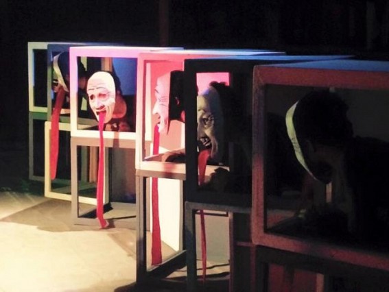 Macbeth was staged at Belonia Town Hall by Padatik Drama Group of Bangladesh Macbeth was staged at Belonia Town Hall by Padatik Drama Group of Bangladesh